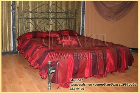 Кованная мебель Кровать кованая Узола