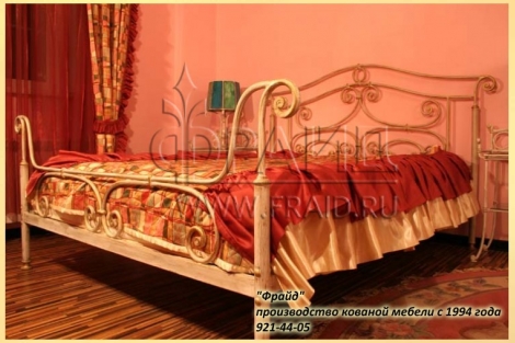Мебель кованая Кованая кровать Беспута