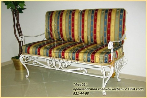 Мебель кованая Кованый диван Тигода