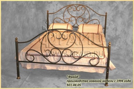 Кованная мебель Кровать кованная Люта
