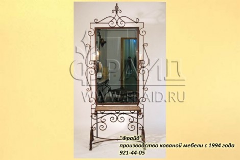 Мебель кованая Кованое зеркало и консоль Чагода
