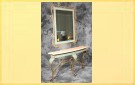 Кованная мебель Кованое зеркало и консоль Сежа
