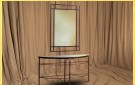 Мебель кованая Кованное зеркало и консоль Керша